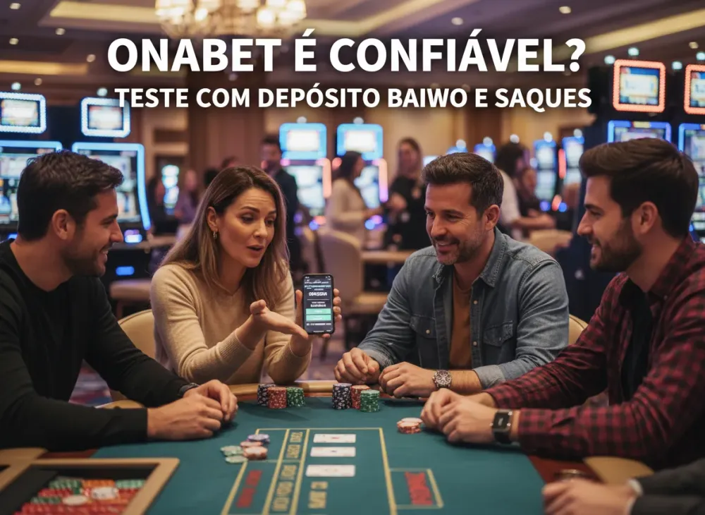 Onabet é confiavel? Teste com depósito baixo e saques